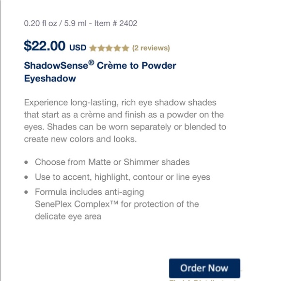 Senegence Shadowsense Mocha Java - Picture 2 of 3